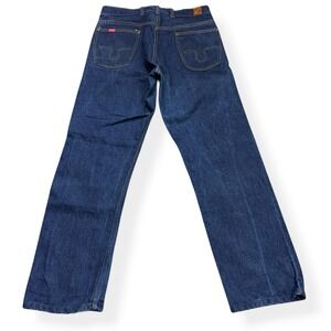VTG 1960s Buckaroo Big Smith Jeans Dark Wash Sanforized USA Western Denim 30x30